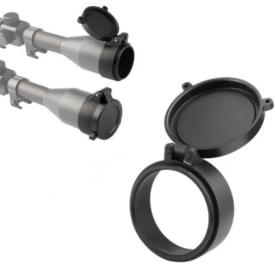 Flip Up Scope Covers Rifle Scope Protect Objective Cap Lens Cover for Caliber - Image 1 of 4
