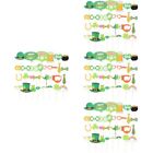  120 Pcs Paper Photo Props for Booth Party Ornament St Patrick Day