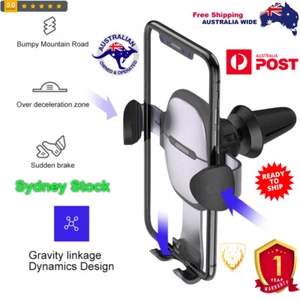 Car Air Outlet Gravity Phone Bracket 360 degree rotation BEST QUALITY - Bild 1 von 15