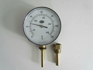 BRANNAN DIRECT MOUNTING POCKET THERMOMETER - Picture 1 of 6