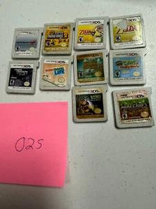 10 Nintendo 3DS Games Lot - Minecraft, Mario Kart 7, Animal Crossing, Tomodachi - Picture 1 of 1