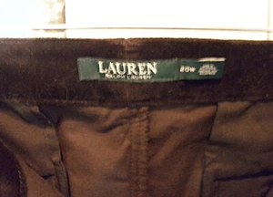 Neu mit Etikett Ralph Lauren Jeans Empire braun Samt-Wildleder Hose Damengröße 4 " - Bild 1 von 5