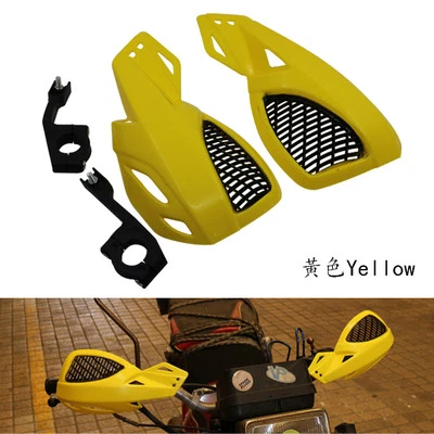 Guardamanos amarillo 22MM 7/8" 1 1/8" motocicleta para Honda CR125R XR100R CRF50F 80F Foto 1 de 3