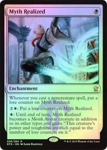 MYTH REALIZED (Foil) - MTG Dragons of Tarkir Foil Rare Enchantment - Picture 1 of 1