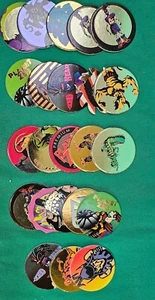 Vintage Planet Zed Street Kaps Pogs Milk Caps Lot Of 23 Total - Picture 1 of 9