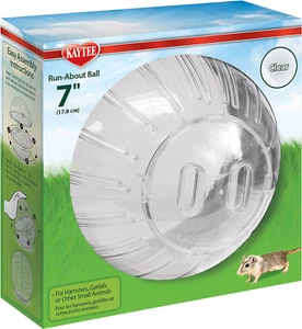 7" Klar Run-About Gymnastikball für Haustier Hamster & Rennmäuse - Bild 1 von 12