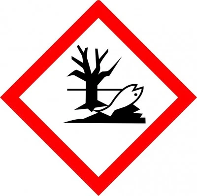 MARKENLOS GHS 09 Aufkleber Umweltschädlich 30x30cm