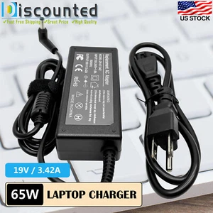 AC Adapter Charger for Toshiba Laptop with Power Cord 19V 3.42A 65W - Picture 1 of 9