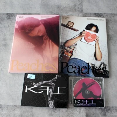 SET x4 KAI EXO Korea CD The 1st mini album Peaches NO PHOTOCARD - Image 1 of 4