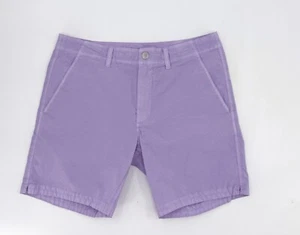 Bonobos Shorts Mens 31 Purple Drawstring Flat Front 7 inch Chino Outdoor - Picture 1 of 11