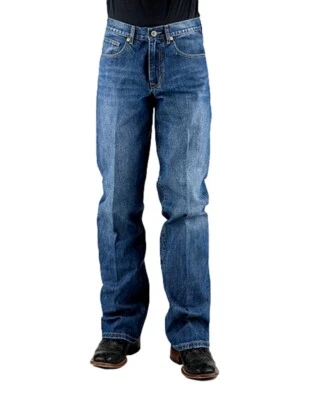 Stetson Western Jeans Mens Bootcut Low Rise Blue 11-004-1312-4098 BU - Image 1 of 3