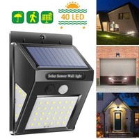 COB 120LED Solar Power Bewegungsmelder Wandleuchte Outdoor Waterproof Garden