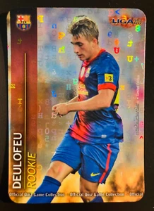 2012-13 Mundicromo Liga Lettras Gerard Deulofeu Barcelona refractor rookie card - Picture 1 of 1