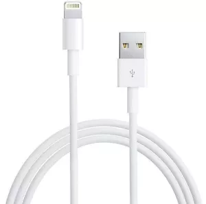 Cavo di ricarica iPhone Apple USB sincronizzazione cavo dati per 5 6 7 8 X 11 12 13 14 Pro Max 1 m - Foto 1 di 3