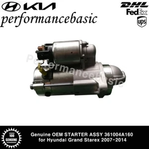 Genuine OEM STARTER ASSY 361004A160 for Hyundai Grand Starex 2007-2014 - Picture 1 of 1