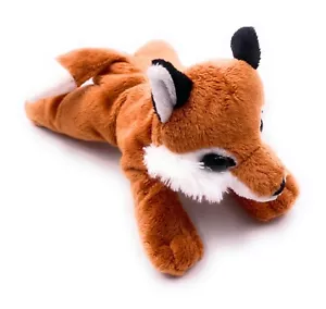 Plüschtier Stofftier Kuscheltier Fähe Raubtier Fuchs Länge 18 cm Braun - Bild 1 von 3