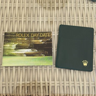 Data giorno libretto Rolex + portacarta 1994 ITA Ref 18238 18239 18248 18308 ... - Immagine 1 di 4