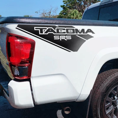 Tacoma SR5 Decals Truck Fits Toyota Off Road Sport Decal Sticker Vinyl Bedside 2 - Image 1 of 2