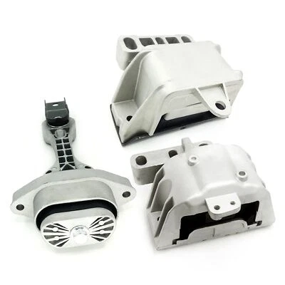 Engine & Trans Mount Set 3Pcs Fit 98-06 Volkswagen Beetle Golf Jetta 1.8L 2.0L - Image 1 of 4