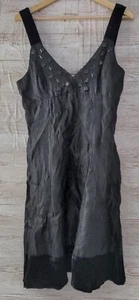 Nissa Abendkleid Gr. 44 schwarz ärmellos knielanges Kleid - Bild 1 von 9
