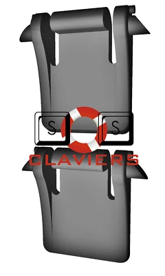 Acer Wired Keyboard SK-9626 Keyboard Spare Replacement Tilt Leg Stall Foot Feet - Image 1 of 3