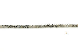 Dye Jade Faceted Rondelle Gemstone Loose Beads - 2mm x 4mm - Full Strand
