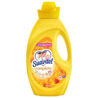 Suavitel Complete Liquid Fabric Softener and Conditioner, Morning Sun, 46 oz, 46