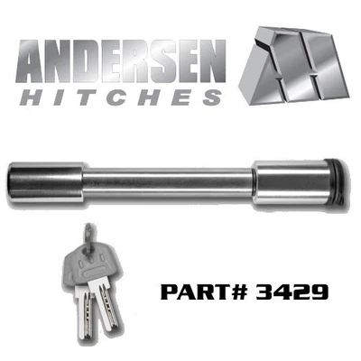 Rapid Hitch Stainless 5/8" Locking Pin 2" & 2.5" Receiver Tow Hitch - Draw Bar - Image 1 of 4
