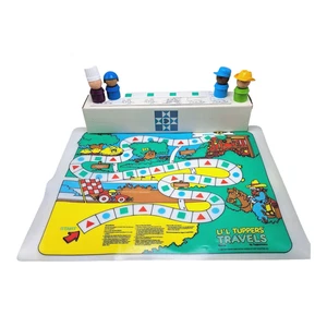 Vintage 1988 Tupperware Li'l Tuppers Travels Childrens Board Game Complete NOS - Picture 1 of 9