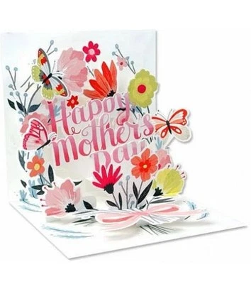 Mother's Day Greeting Card 3D Pop Up Card Springtime Bouquet Up With Paper  - Image 1 of 4