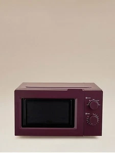 Microwave Oven 700W 17L Freestanding 45cm - Burgundy - Picture 1 of 3