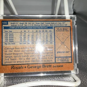 1978 Topps Baseball #100 George Brett - Picture 1 of 1