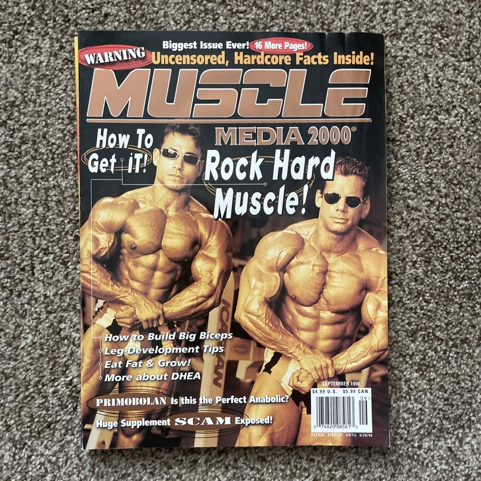 Muscle Media 2000 Magazine September 1996 Vintage Bodybuilding Magazine - Image 1 of 1