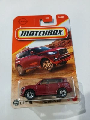 Matchbox Red 2022 Infiniti QX80 SUV 54/125 2025 Foto 1 de 2