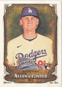 2024 Topps Allen & Ginter #19 Emmet Sheehan Los Angeles Dodgers RC - Picture 1 of 2