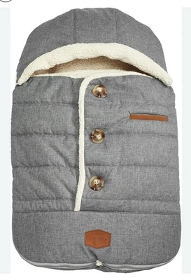 JJ Cole Bundle Me Winter Baby Car Seat Cover and Bunting Bag Weather Resistant - Image 1 of 4