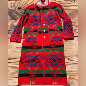 VTG Double D Ranchwear Long Blanket Coat Unisex READ - Picture 1 of 11