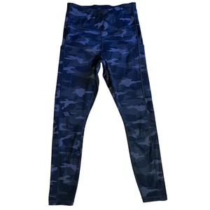 Athleta Women’s Green Camo Ultimate Stash Pocket 7/8 Leggings Pockets Sz Small - Picture 1 of 8