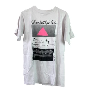 Vintage Charleston SC Spoleto Music White Tee T-Shirt Large Gravity Graphics - Picture 1 of 8