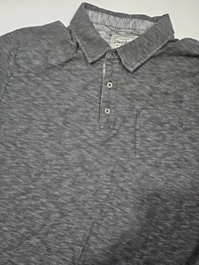 Flag & Anthem Damen Slub Strick Poloshirts weich lässig grau rosa Dolmanärmel - Bild 1 von 5