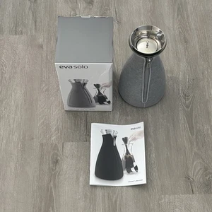 Eva Solo Coffee Maker 1.0 L Coffee Pot CafeSolo Carafe w/ Neoprene Cover Gray - Picture 1 of 24