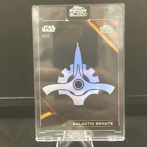 2024 Topps Chrome Black Star Wars Galactic Factions Galactic Senate /25 - Bild 1 von 8