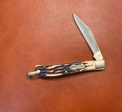 SCHRADE UNCLE HENRY нож США 12UH ROADIE SS одно лезвие Staglon ручки - Изображение 1 из 4