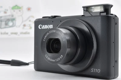 *1yr Wty for US* Canon PowerShot S110 Black 12.1MP Digital Camera JAPAN #0677 - Image 1 of 4
