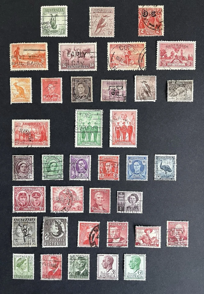 Australia KGV & KGVI selection incl 1942 set; mixed condition, mostly good used. - Image 1 of 1