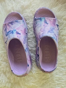 Hunter Haddie 2 lila Slipper Sandalen leicht sehr bequem Größe 7 - Bild 1 von 7