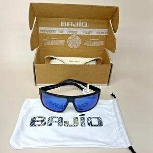 Gafas de sol BAJIO SAPO marco negro mate lente de vidrio azul NUEVO garantía grande - Imagen 1 de 10