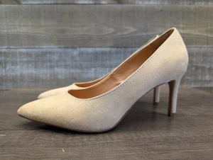 J. Crew sand-khaki Wildleder Leder Pumps Damen Absatz 7 M - Bild 1 von 8