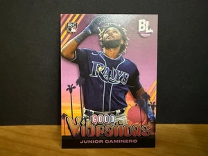Junior Caminero 2024 Topps BL Good Vibrations RC Tampa Bay Rays #GV-25 Nice! - Picture 1 of 6