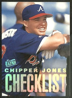 Fleer Ultra #8 1997 Chipper Jones Atlanta Braves Foto 1 de 2